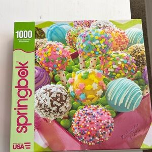 Springbok Colorful Cake Pops Puzzle. 1000 pieces.